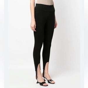 Citizens of humanity Black Women's high waisted stirrup leggings